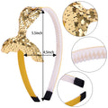 Sequined Hair Accessories Mermaid Tail Flip Fish Scale Pearl Headband Non-slip Manual Hairpin